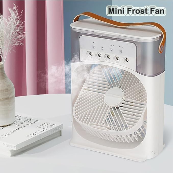 AIR CONDITIONER COOLING FAN WITH ICE