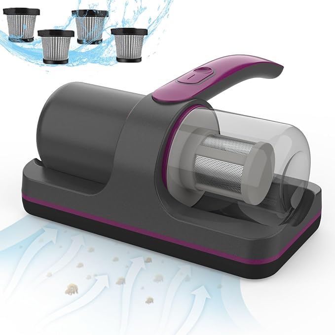 مكنسة كهربائية ضد عث الغبار بالأشعة فوق البنفسجية